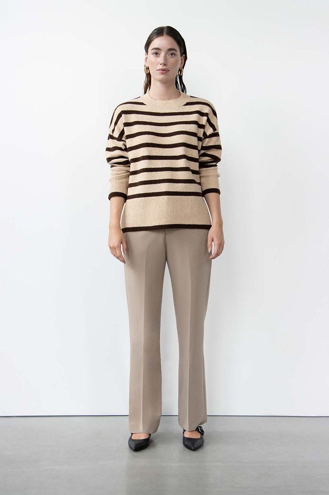 WBLMELINA LS STRIPE PULLOVER