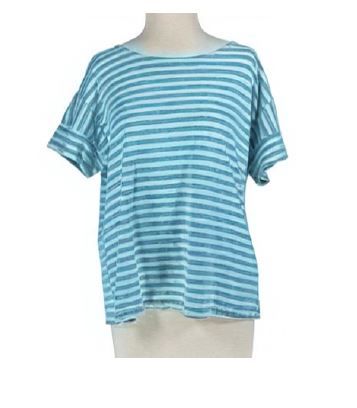 S/S TOP - GREY STRIPE