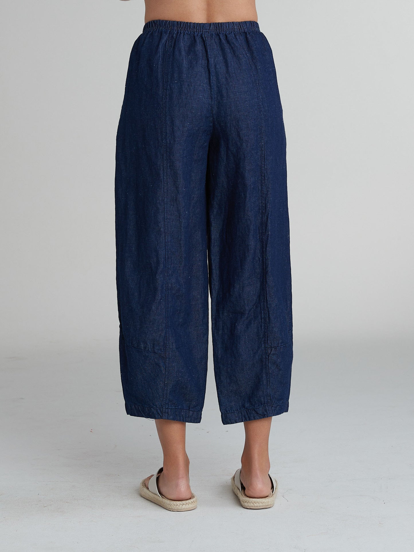 LANTERN PANT - FLAX DENIM