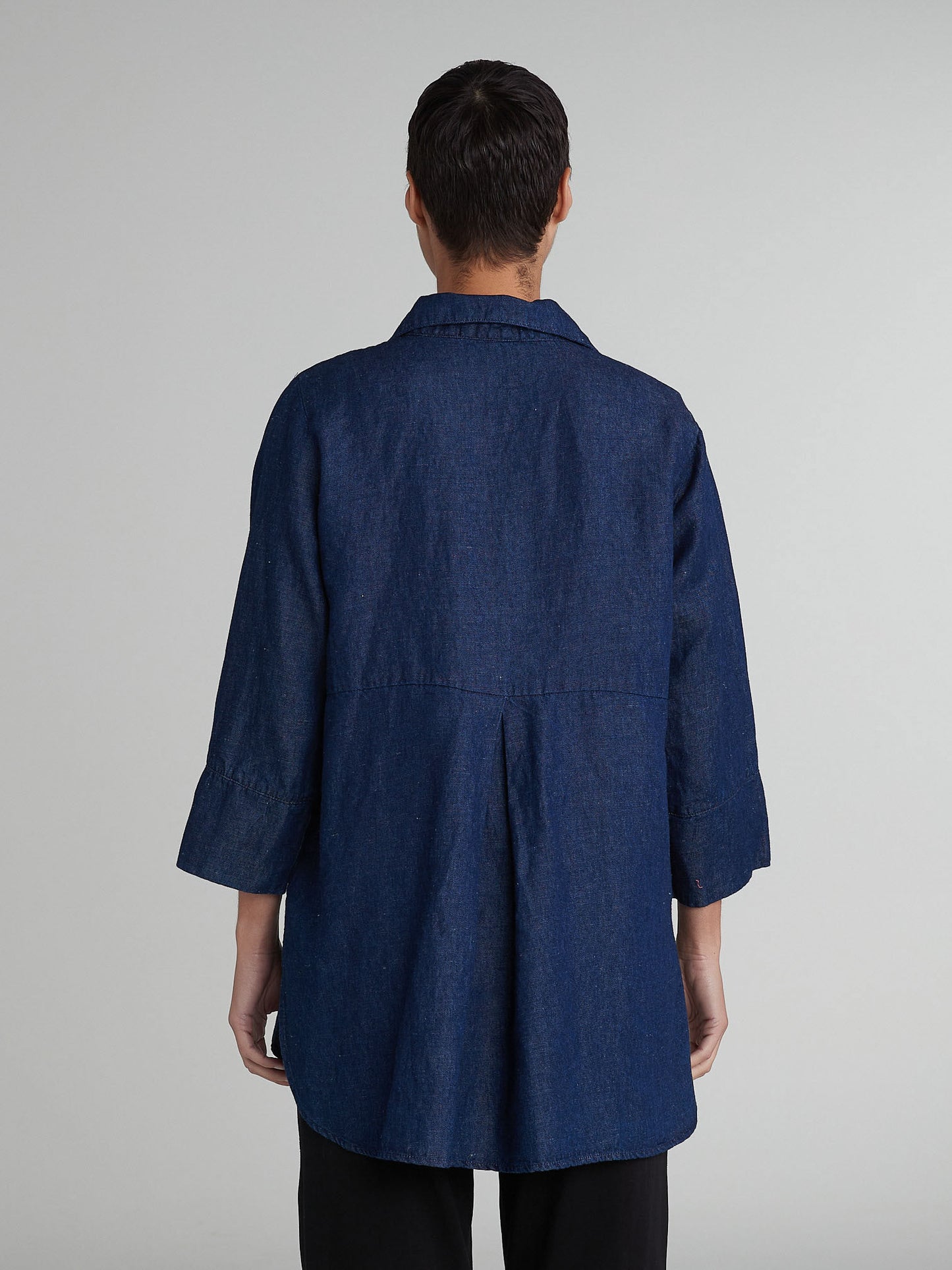 EASY SHIRT - FLAX DENIM