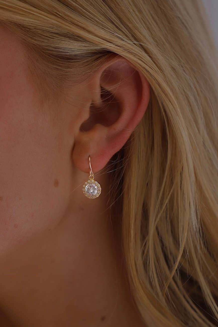 Katie Waltman Jewelry - NORA HALO EARRINGS