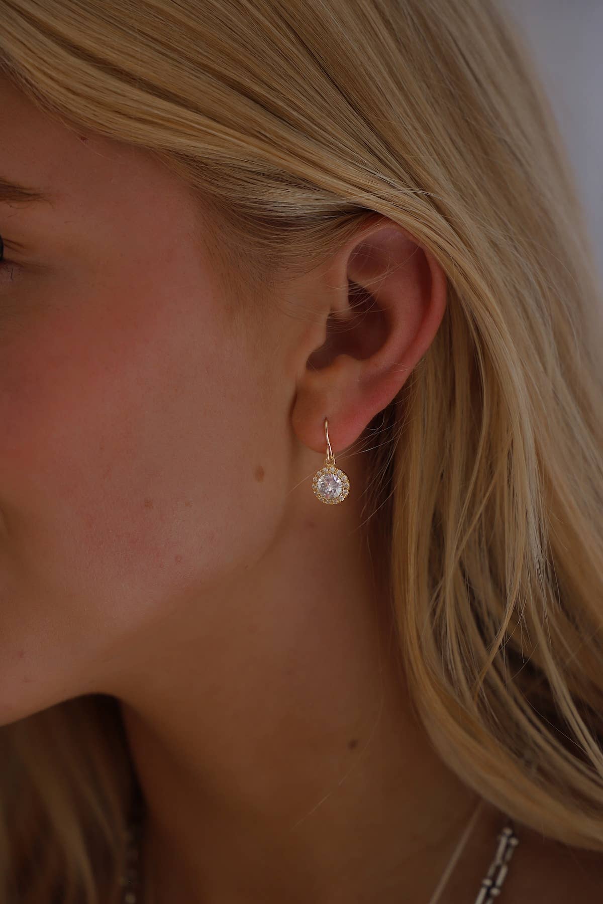 Katie Waltman Jewelry - NORA HALO EARRINGS