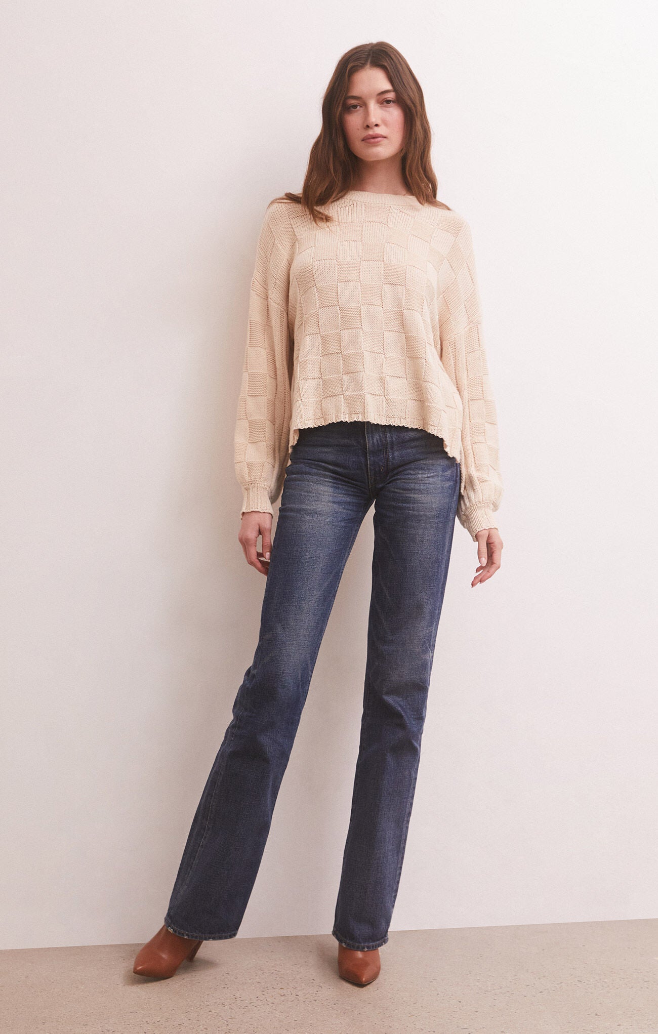FOSTER CHECKER SWEATER