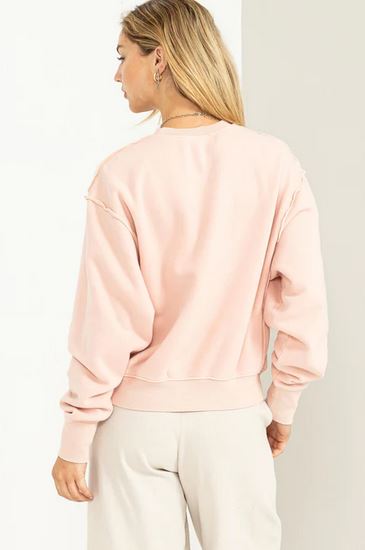 GET THE LOOK DROP SHOULDERS RELAXED SWEATSHIRT