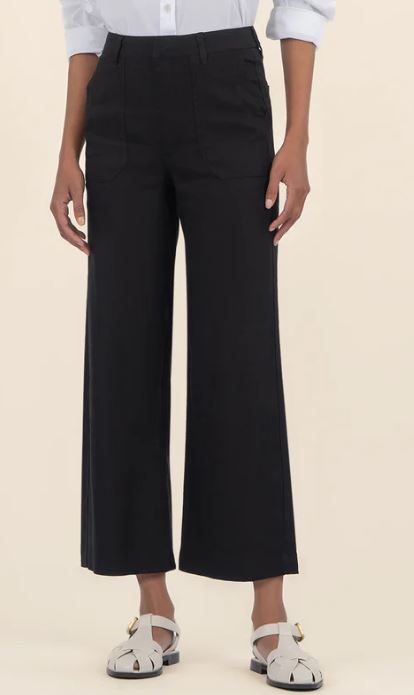 TOPAZ HIGH RISE WIDE LEG PANT W/PORKCHOP POCKETS