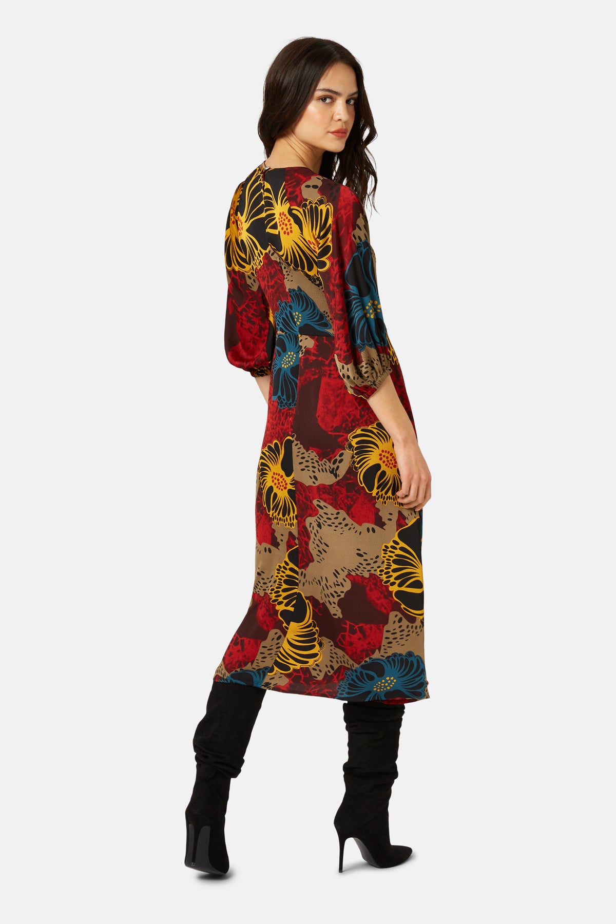 INTO MY ARMS DRAPE DRESS