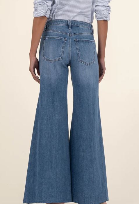 BLAKE HIGH RISE FAB AB SUPER WIDE LEG-RAW HEM