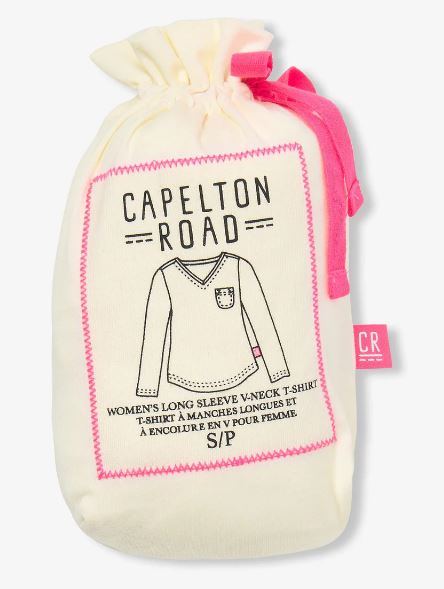 cami lace long sleeve tee in a bag