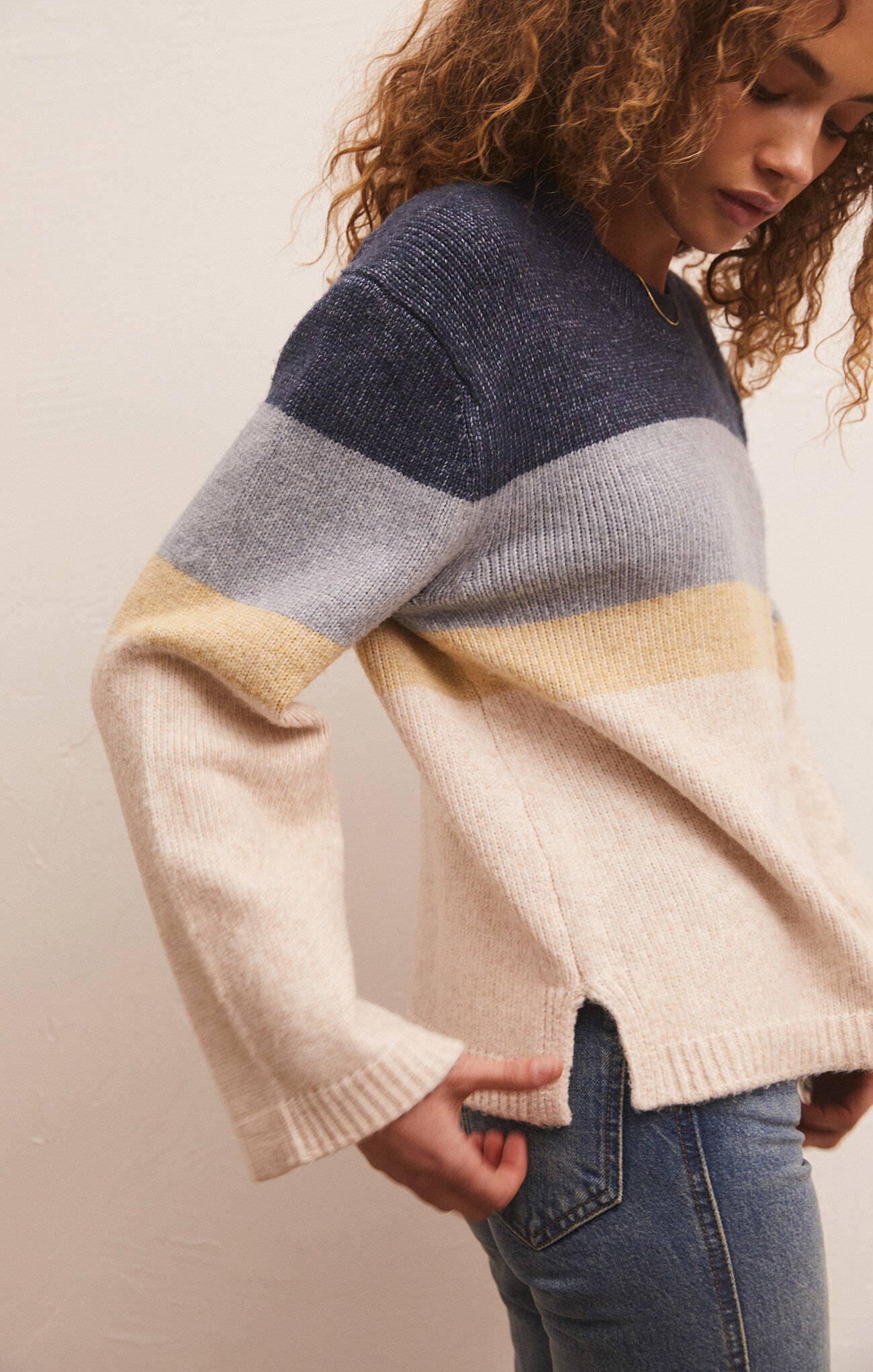 SAWYER STRIPE PULLOVER SWEATER