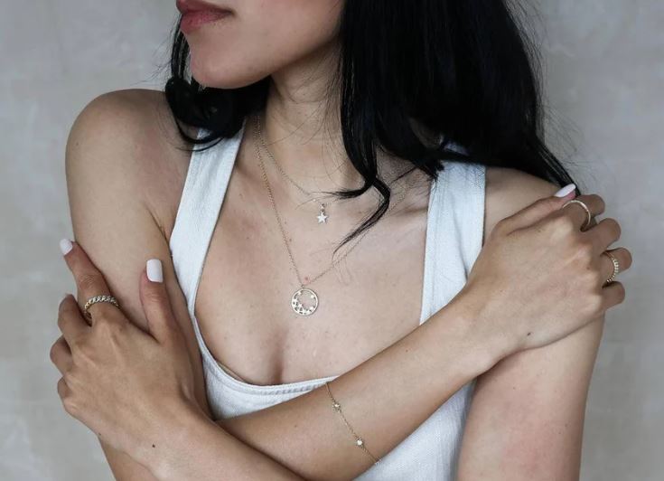 DIAMOND YOU ARE MY SUNSHINE CHAIN BRACELET