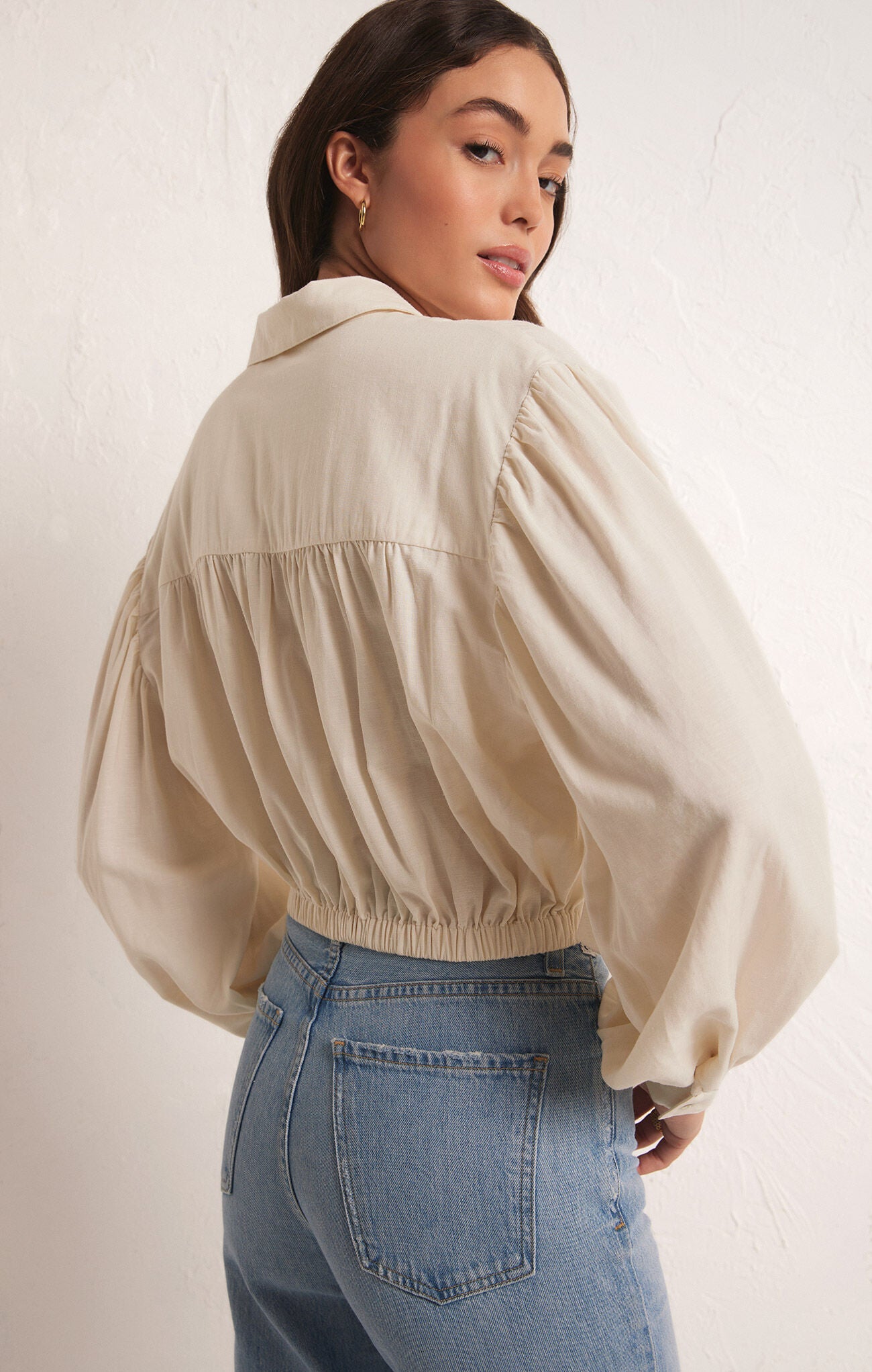 TEGAN TIE FRONT TOP