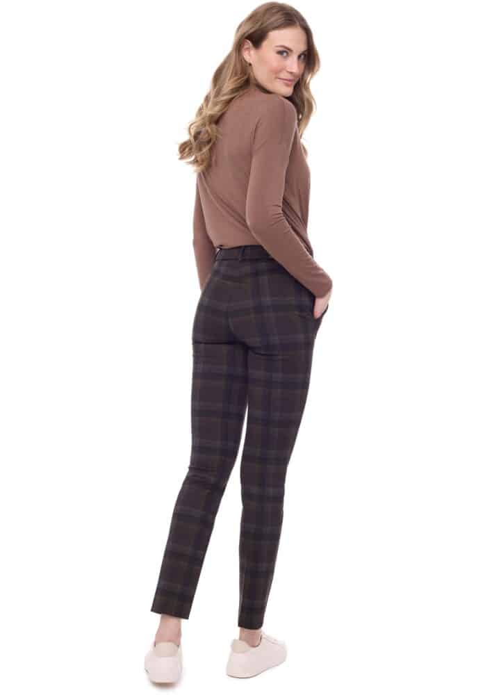 BONNIE KODIAK PLAID FULL-LENGTH PONTE PANT