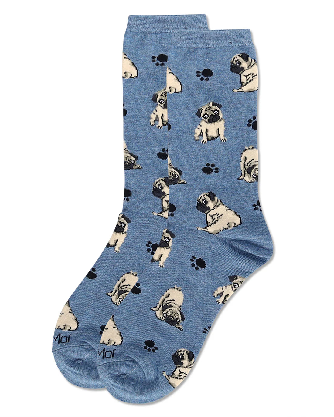 Pugs Bamboo Crew Socks