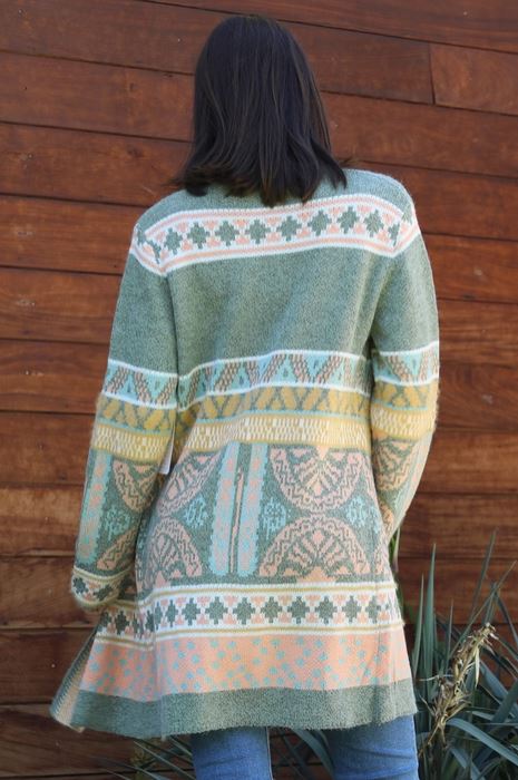 Geometric Cardigan