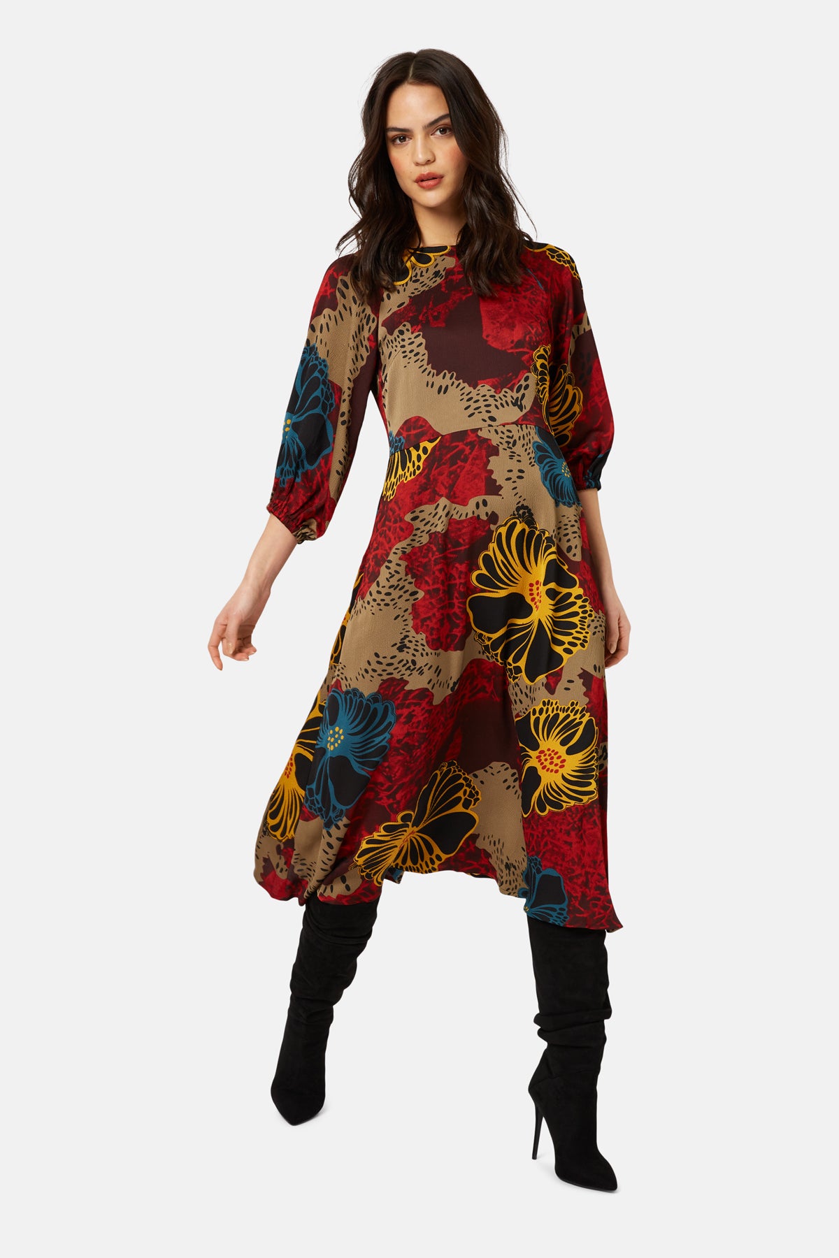 INTO MY ARMS DRAPE DRESS