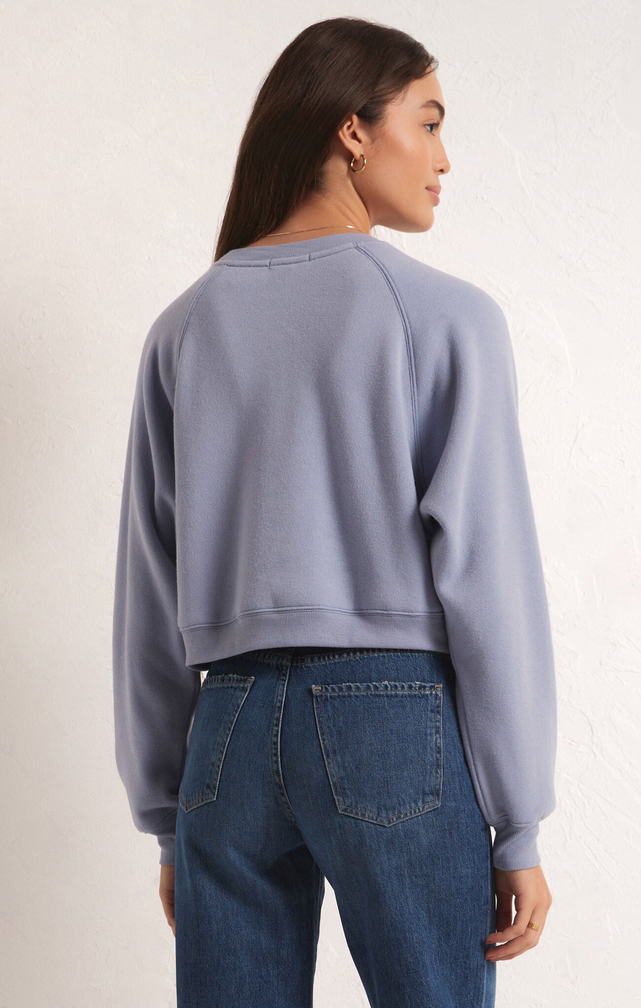 CROP OUT SWEATSHIRT