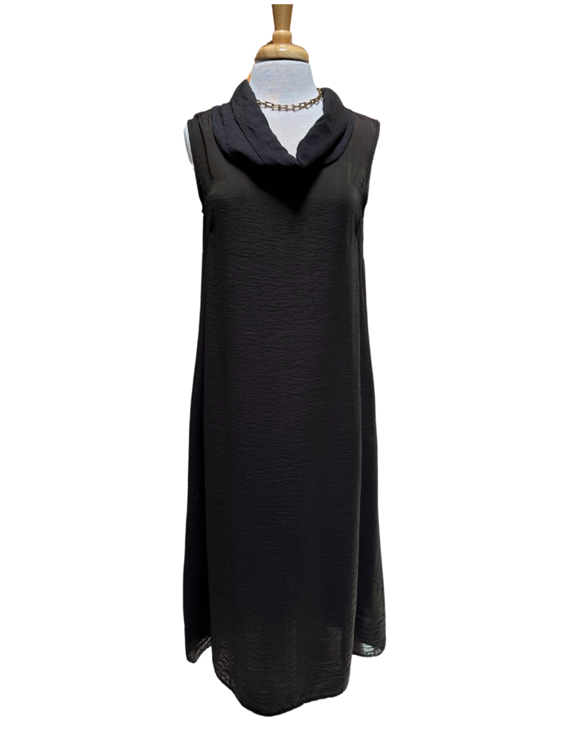 COWL NECK MAXI DRESS