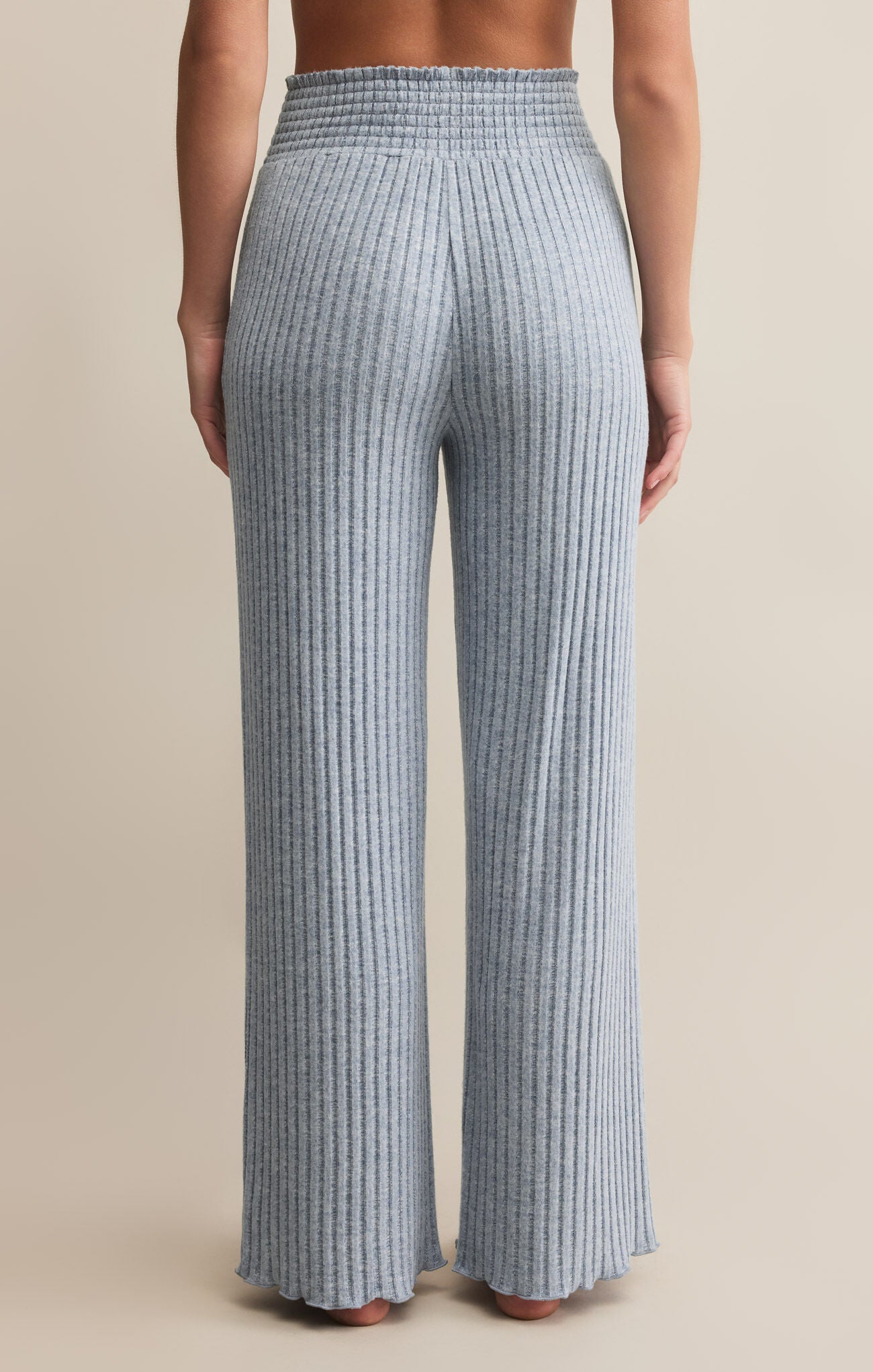 DAWN SMOCKED RIB PANT