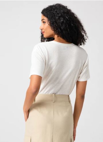 EASY BREEZY PEASANT TEE