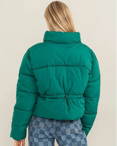 WEEKEND READY QUILTED PUFFER JACKET