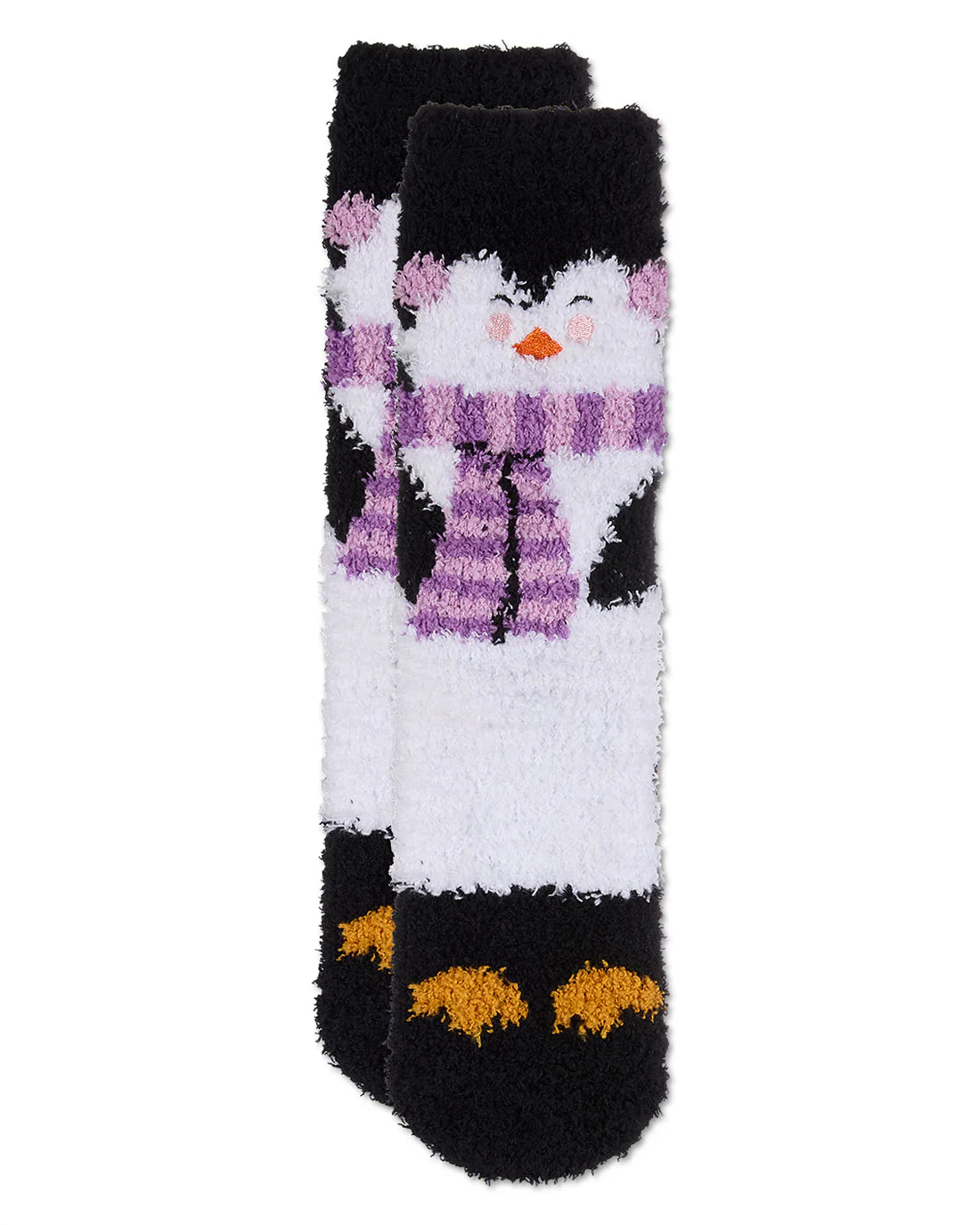 Penguin Mistle Toes Cozy Crew Socks