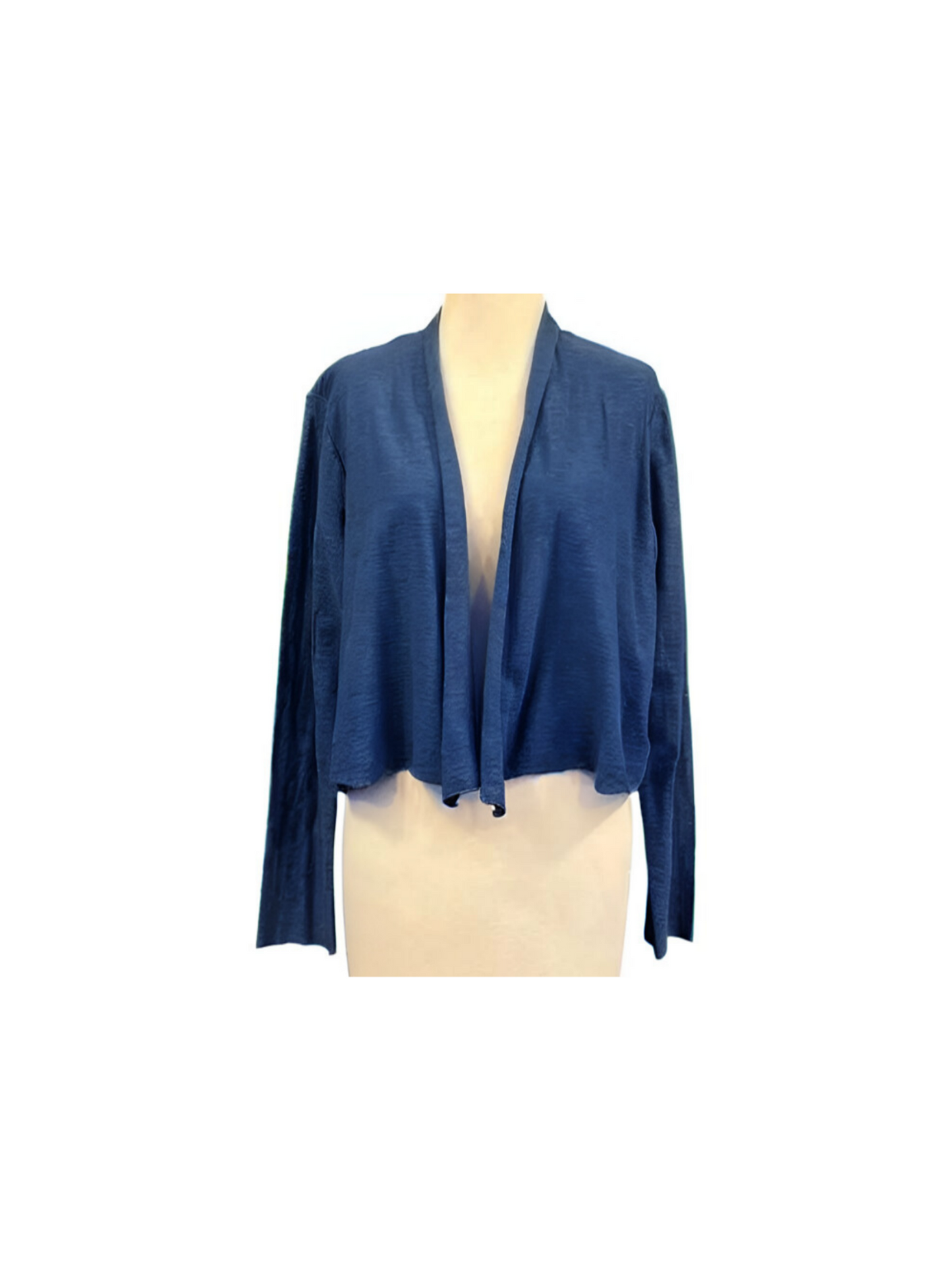 CROPPED CARDIGAN-LINEN/COTTON