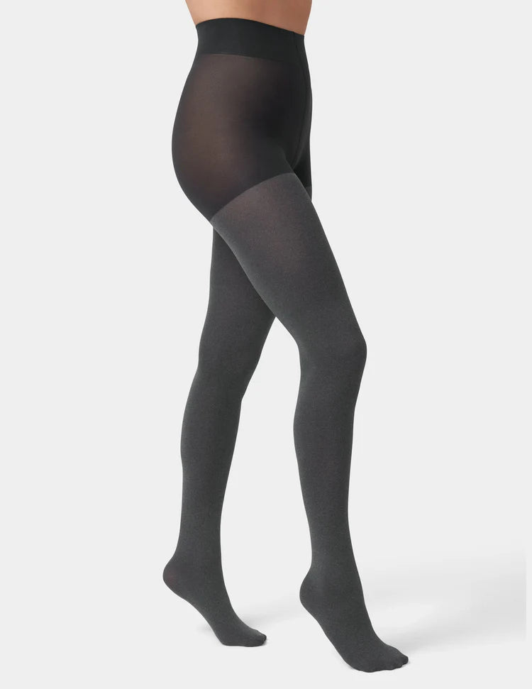 Opaque Tights with Control Top 2 Pack