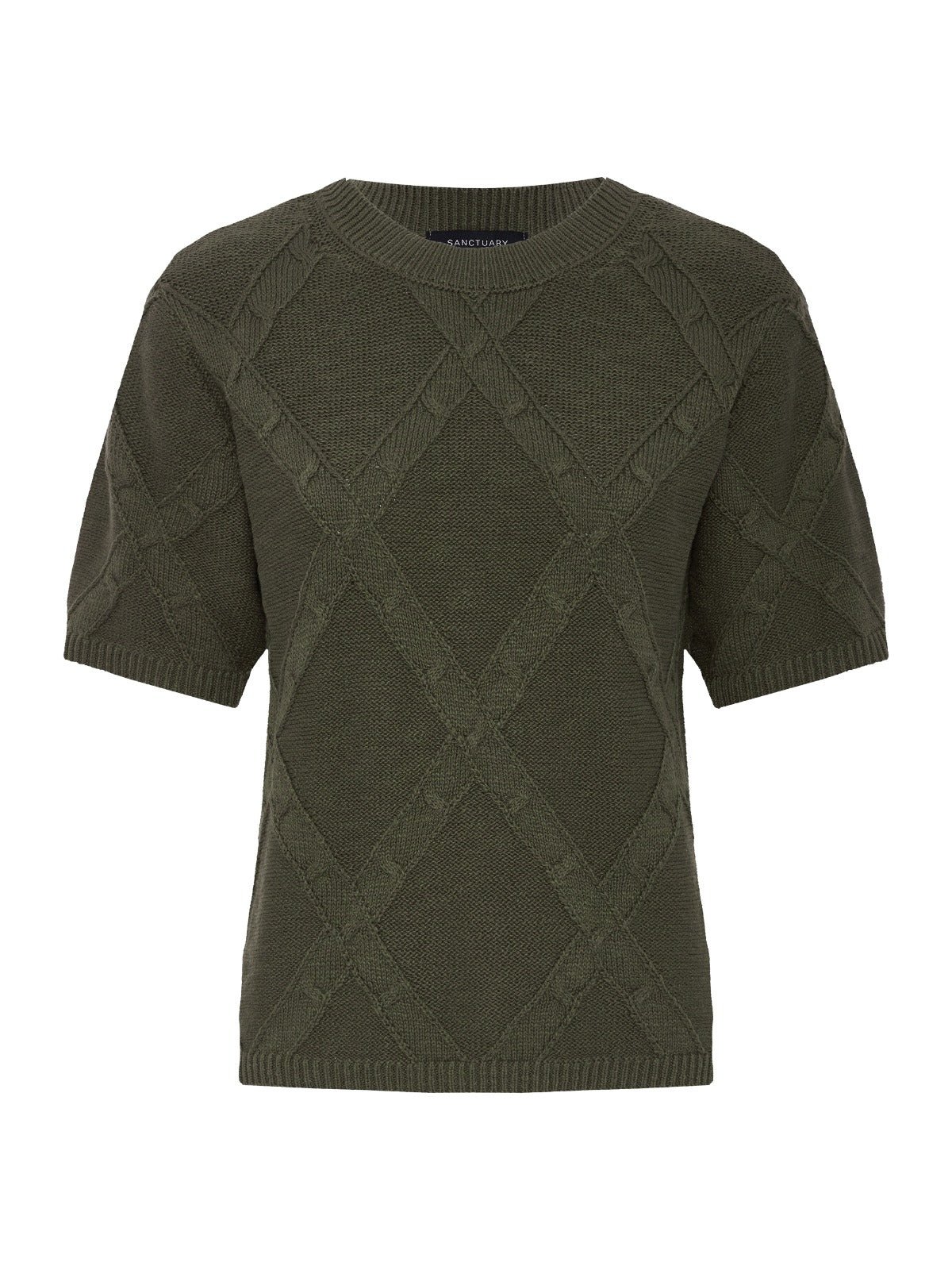 DIAMOND STITCH SWEATER TEE - SANCTUARY