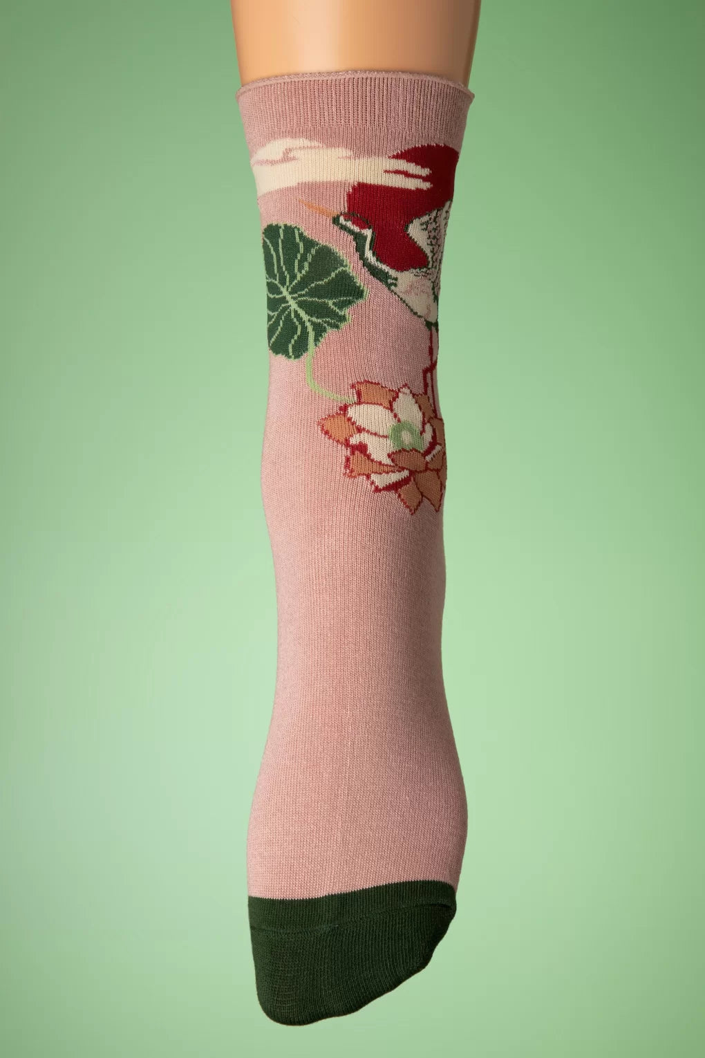 Crane At Sunrise Ankle Socks