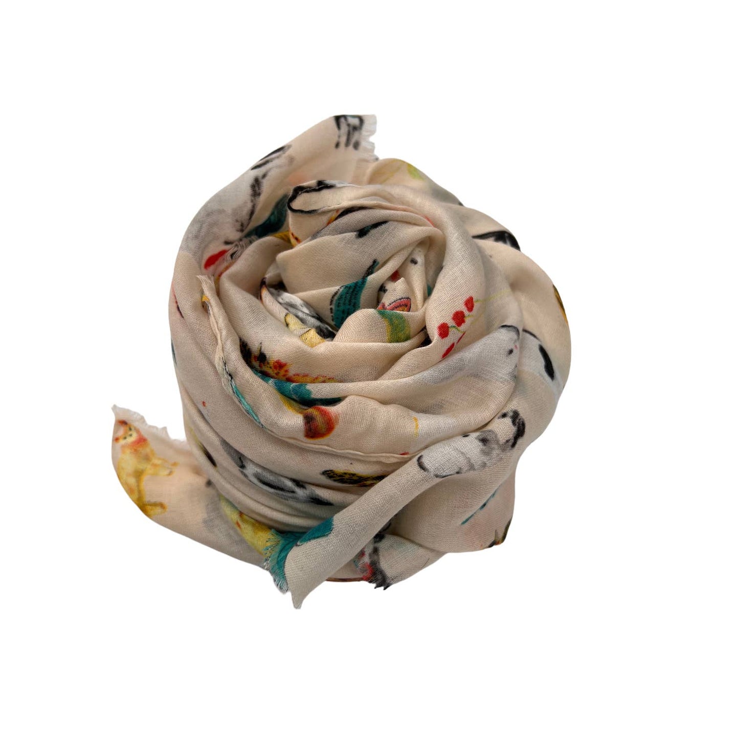 London Scarves - Animal cat print on scarf