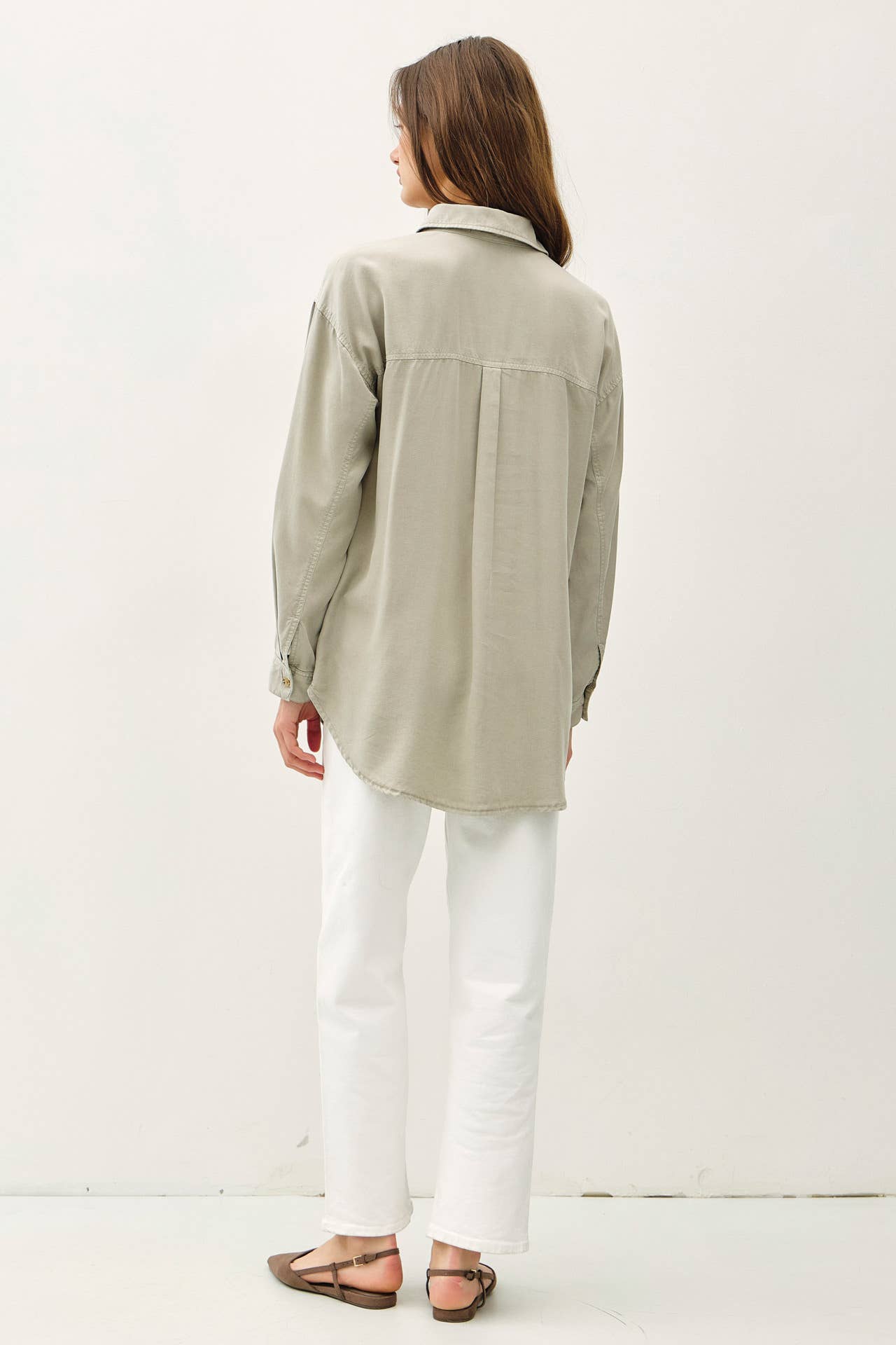 Be Cool - SOFT-WASHED TENCEL OVERSIZED SHIRT