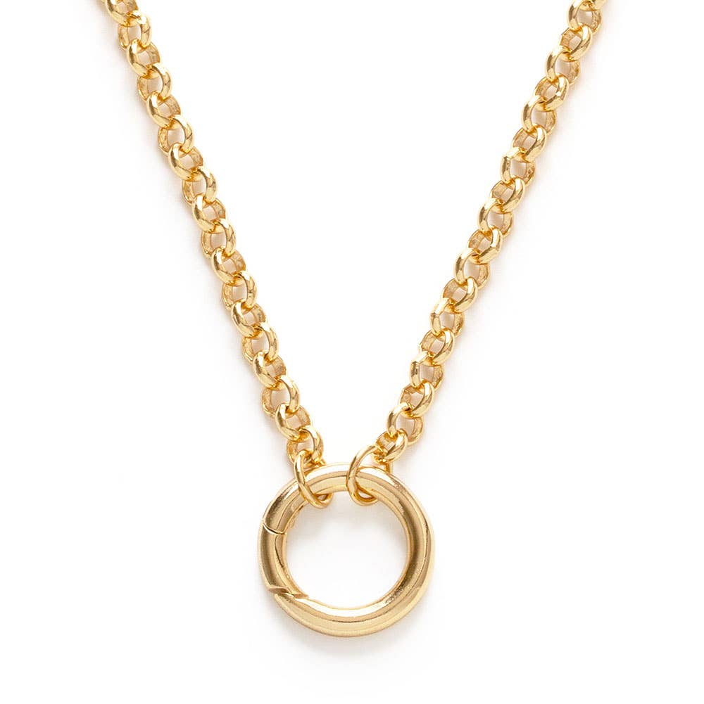 Amano Studio - Rolo Chain with Charm Holder Necklace