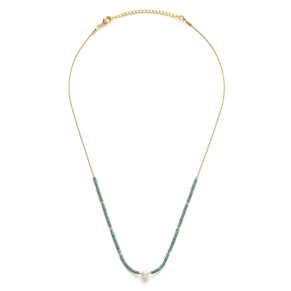 Amano Studio - Pearl Miyuki Bead Necklace