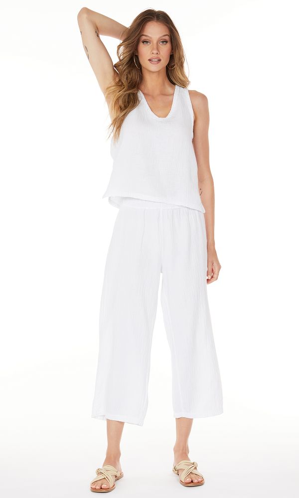 CROP WIDE LEG PANT