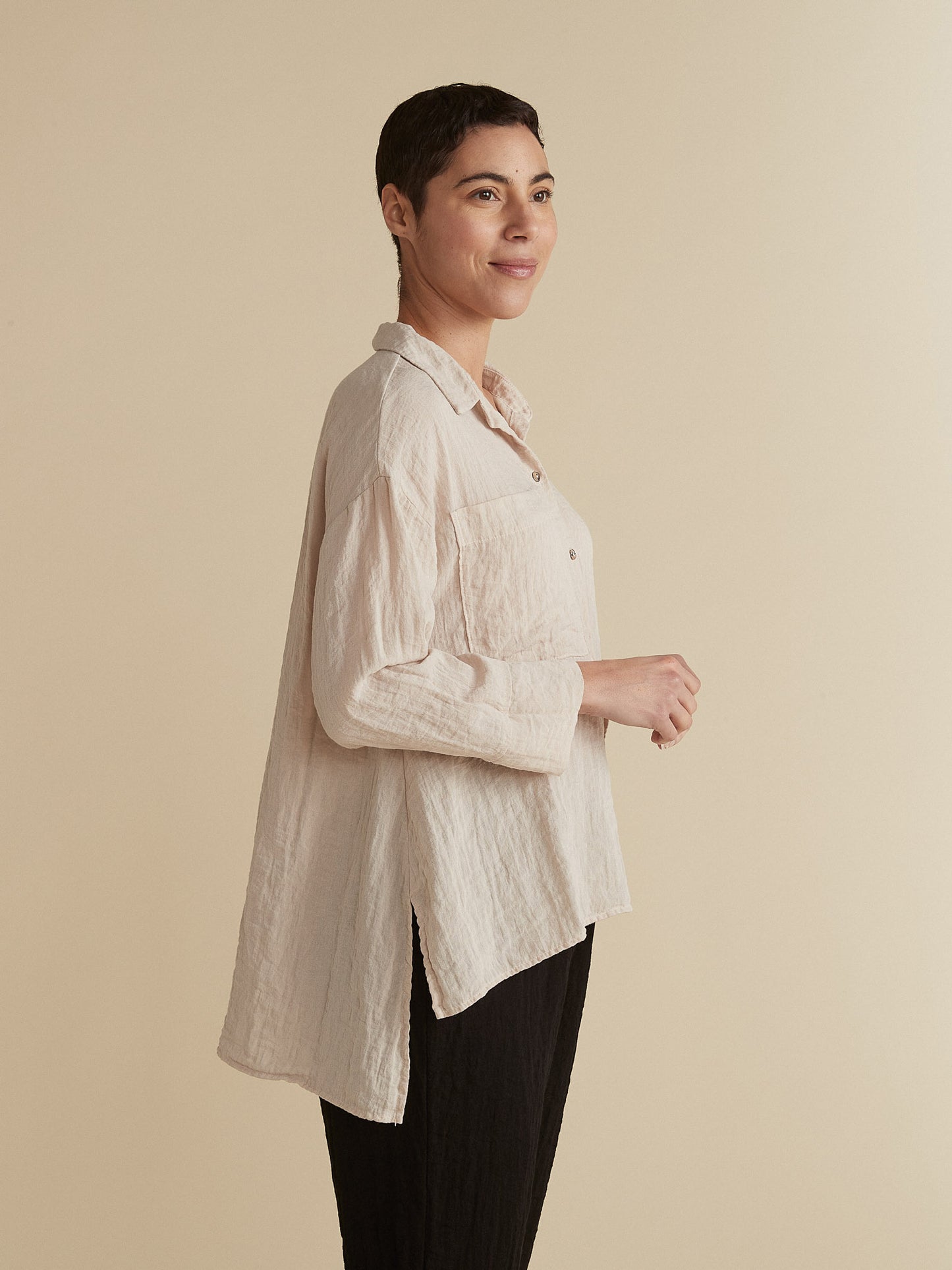 Aline Split Blouse