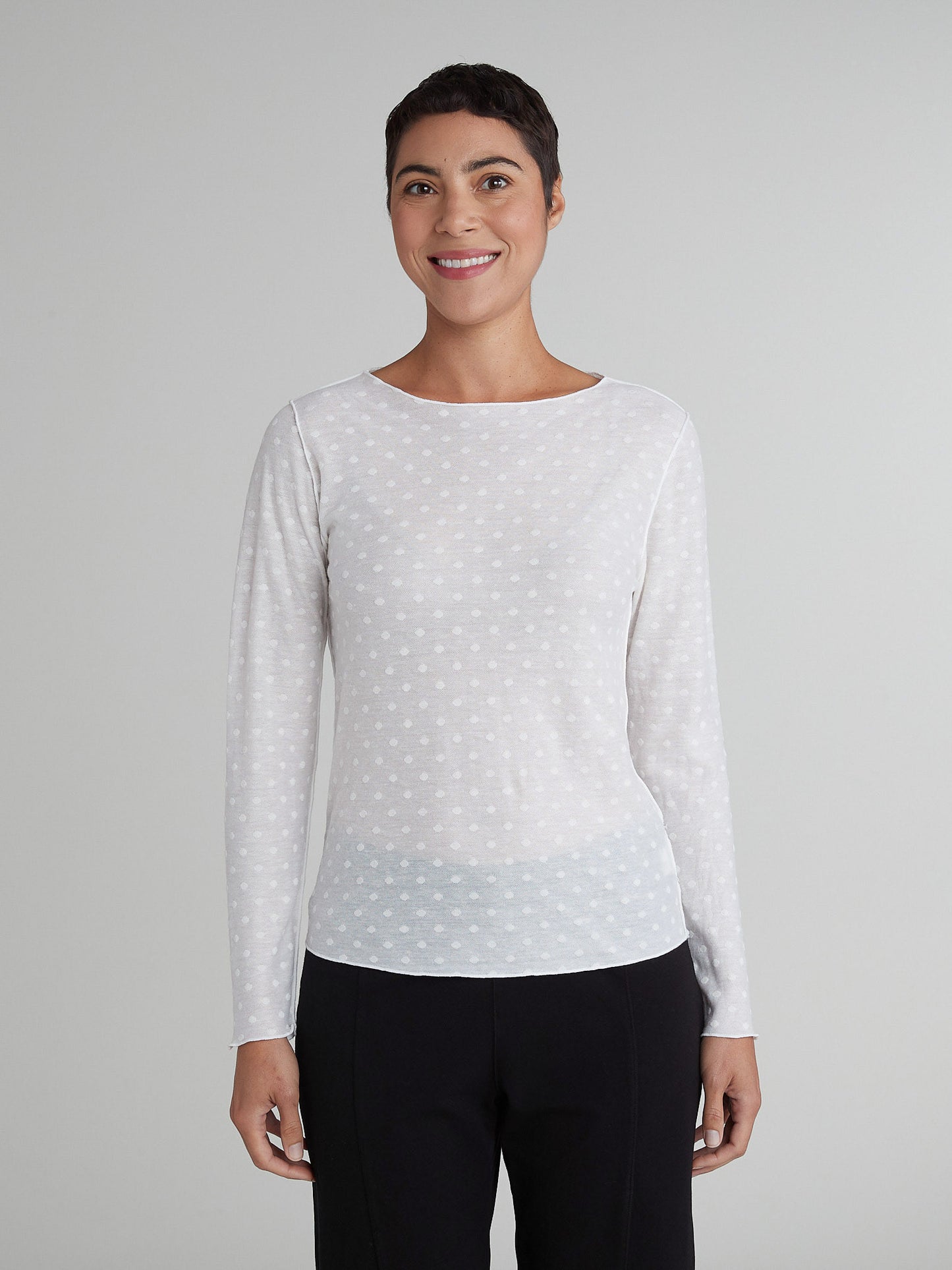 PEARL EDGE TEE-MESH DOT