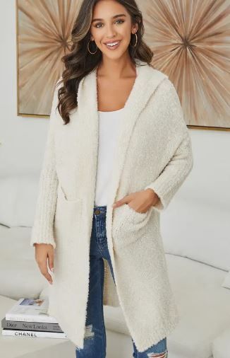 BOUCLE KNIT CARDIGAN