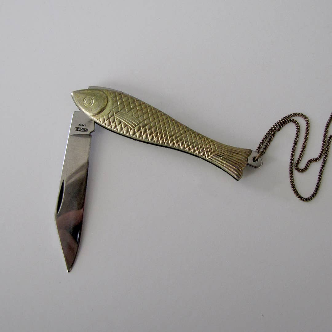 Ornamental Things - Fish Knife Necklace