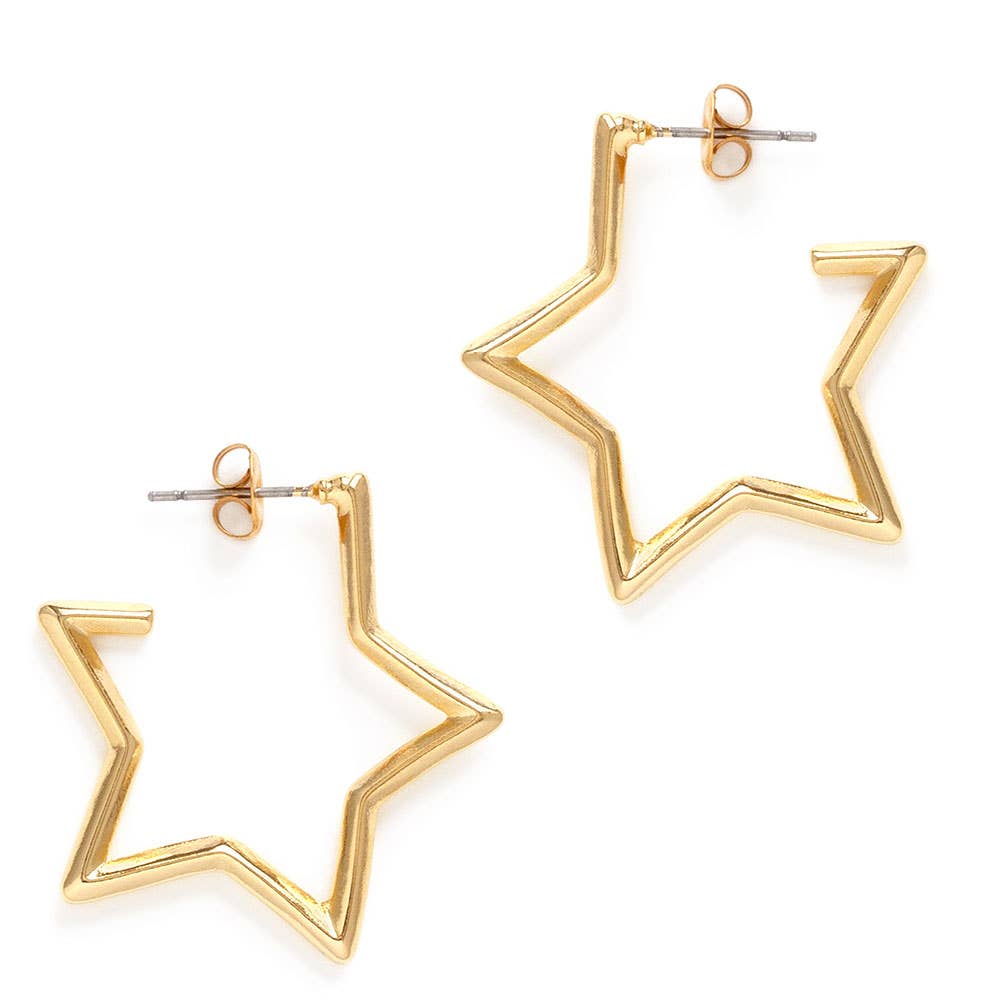 Amano Studio - Star Hoop Earrings