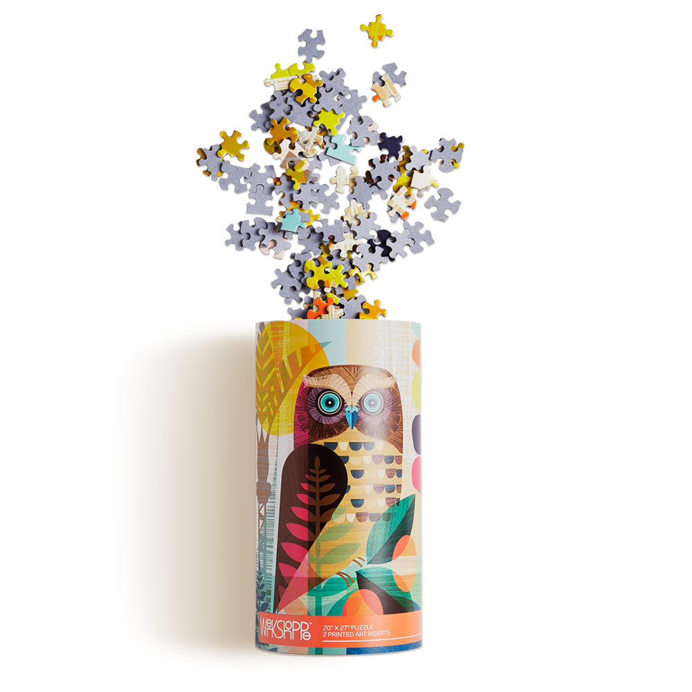 WerkShoppe - Ruru Owl | 1000 Piece Jigsaw Puzzle