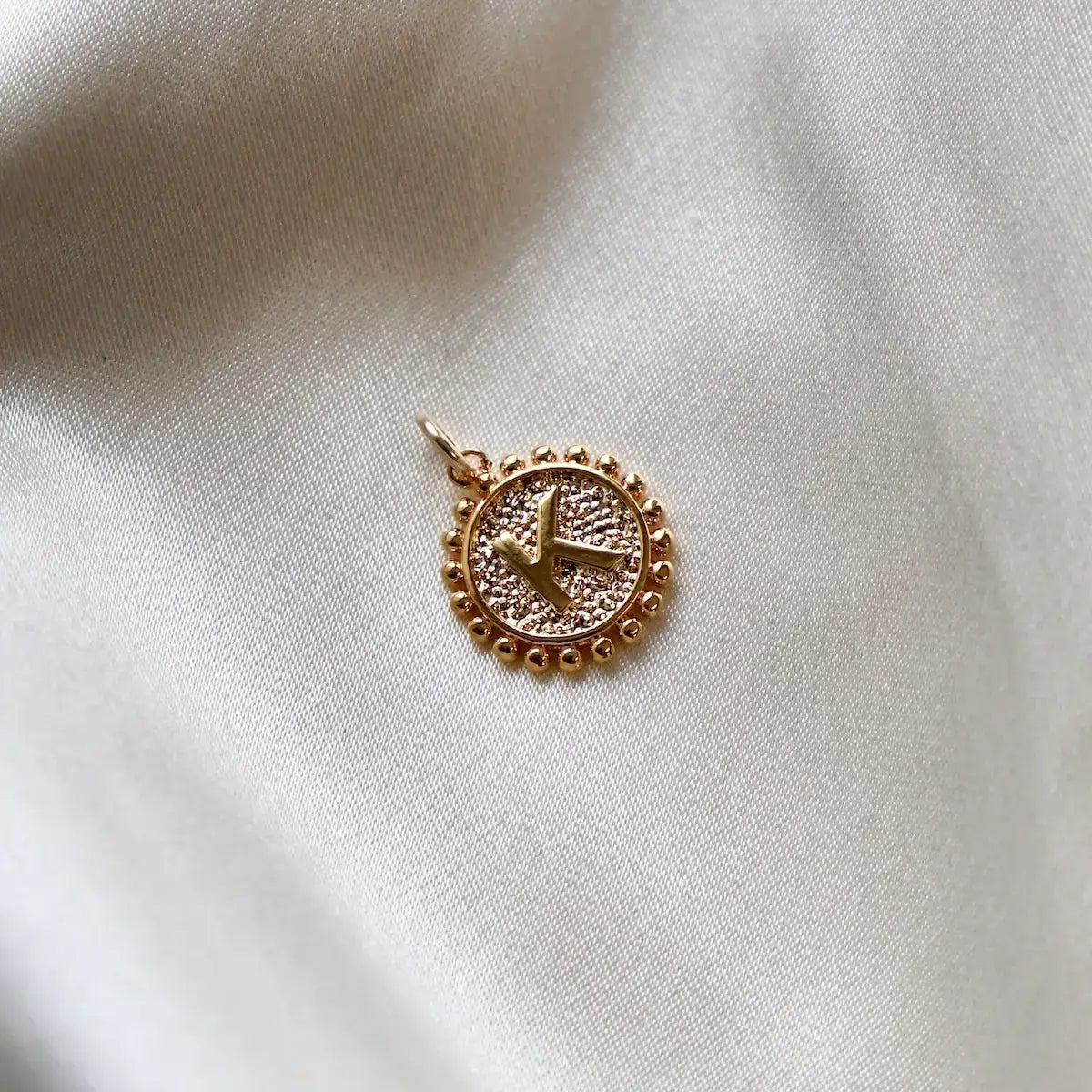 Katie Waltman Jewelry - INITIAL COIN CHARM