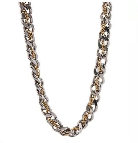 Violet Cuban link necklace
