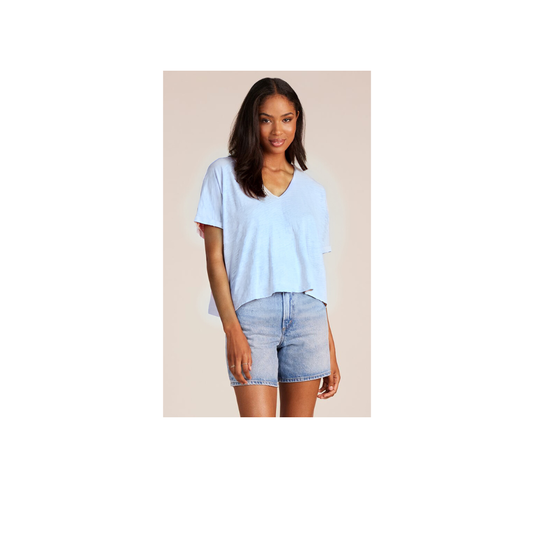 OVERSIZE V-NECK S/S TEE