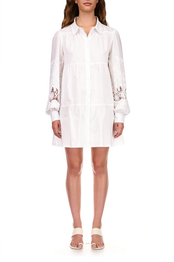 CUTWORK SLEEVE BABYDOLL