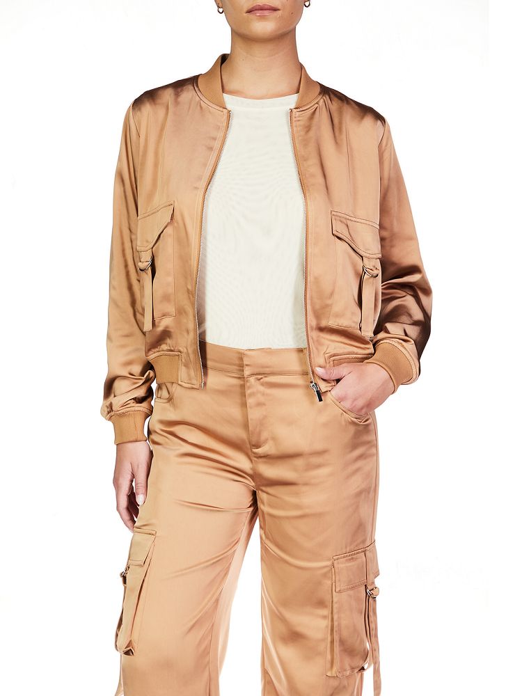 SILKY UTILITY BOMBER