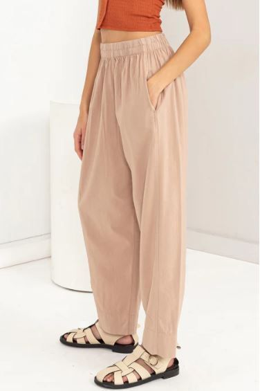 HIGH WAIST WIDE LEG PANTS