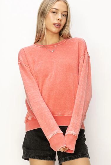 REST DAY SEAM DETAIL SWEATSHIRT
