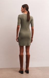 Carolina Elbow Sleeve Mini Dress