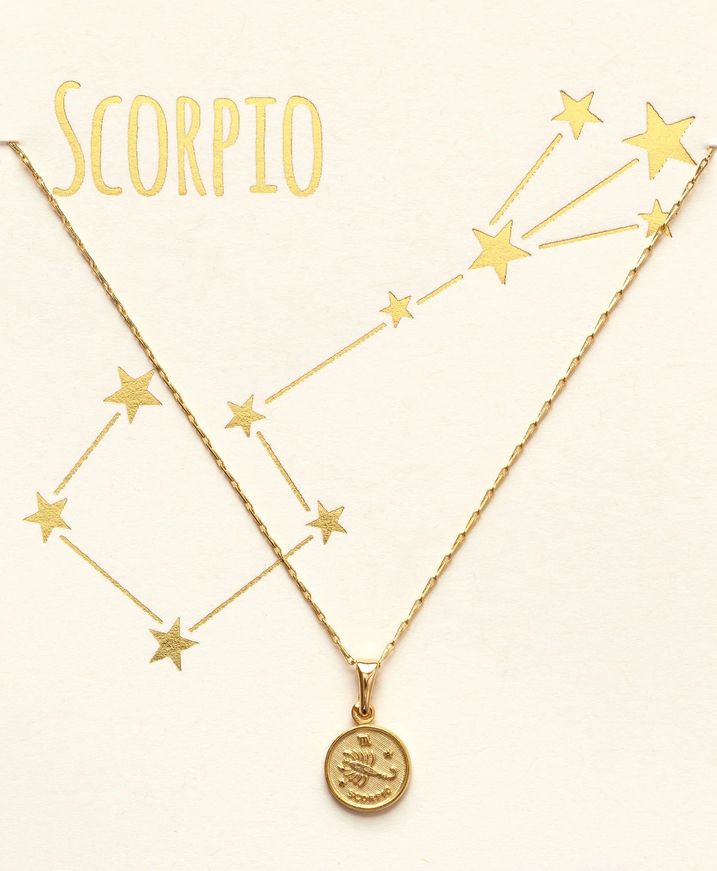 Tiny Zodiac Medallion