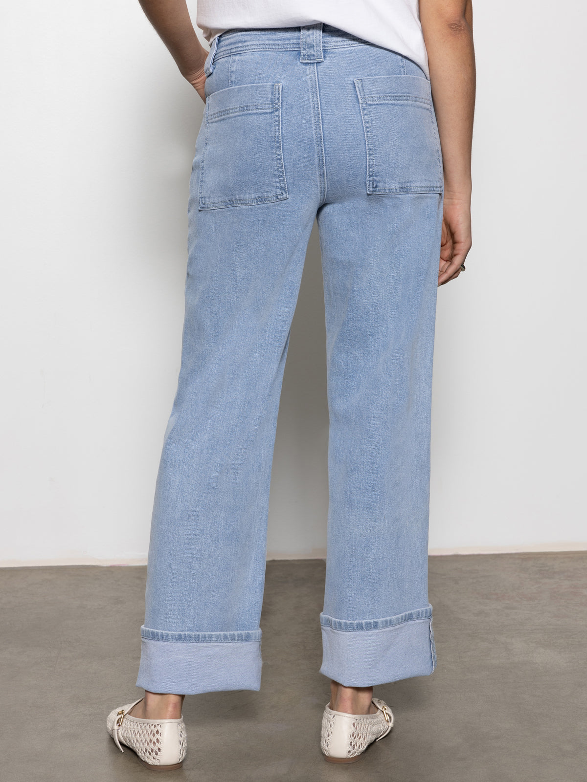 LUNA CUFFED DENIM PANT